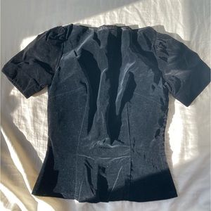 60s Town (and Travelwear) Velvet Blouse